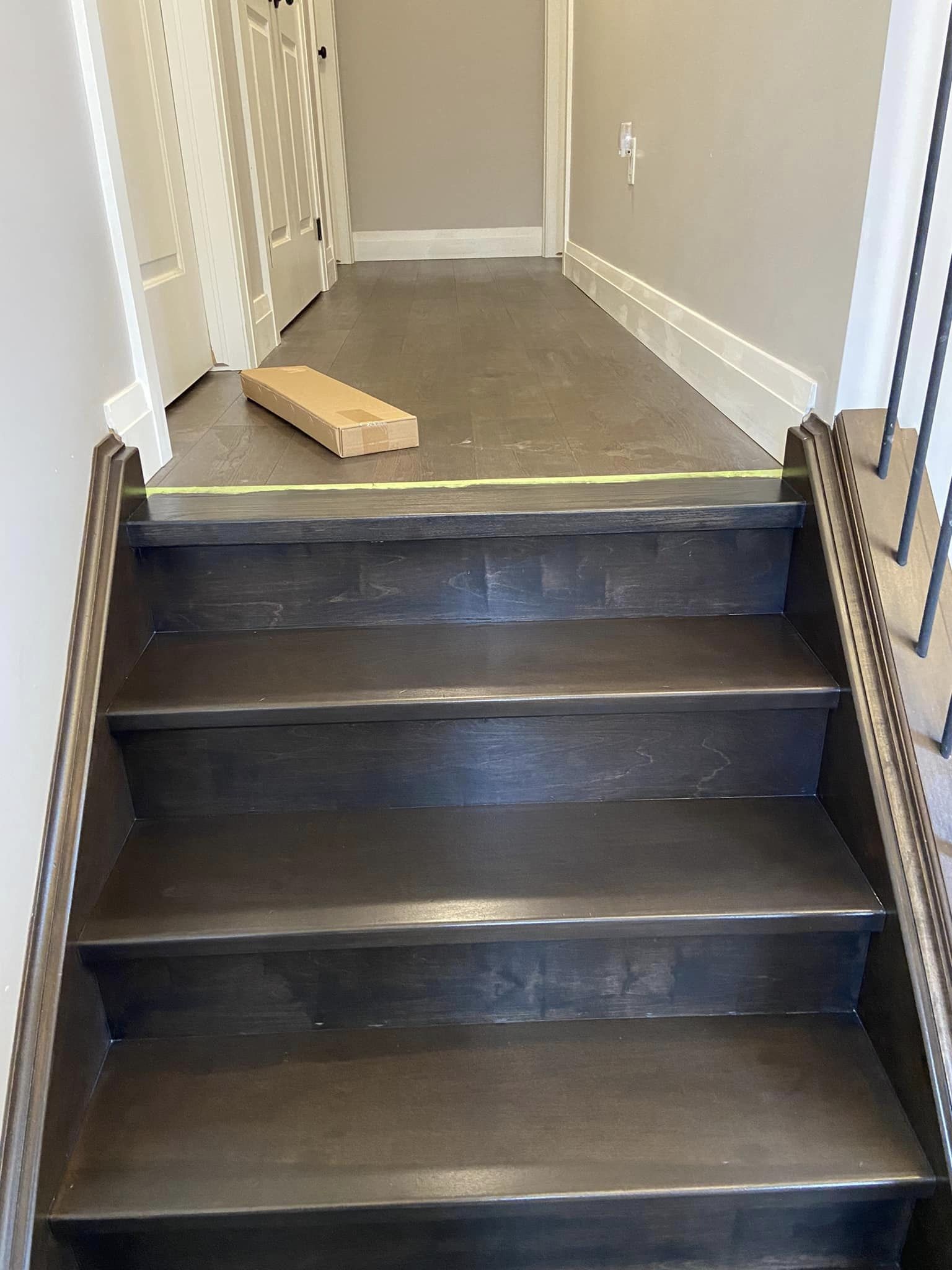 Image showcasing Hardwood Stair Renovation - London CT Contractor